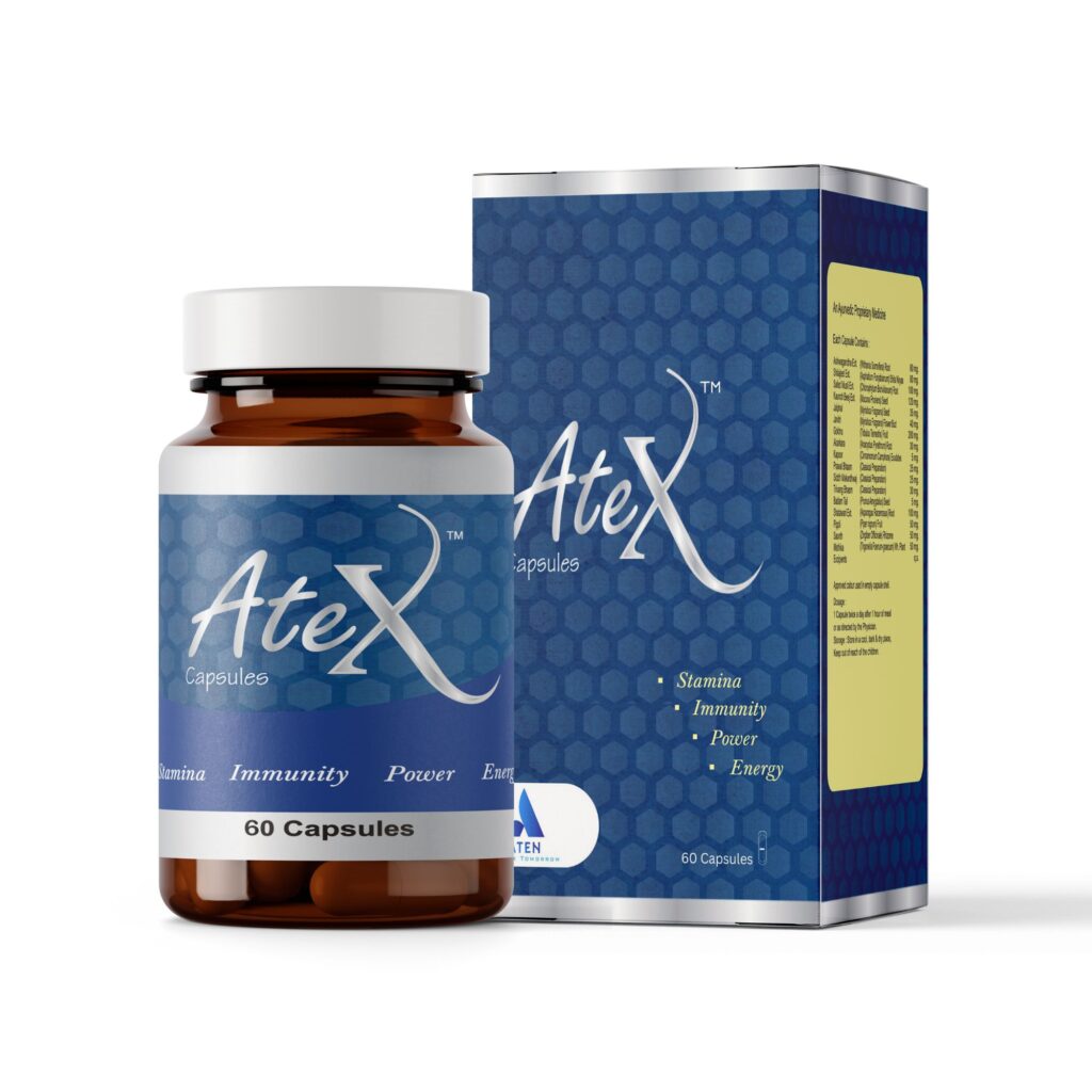 Atex Capsules | For Stamina, Immunity, Power & Energy | Complete Solution Pack